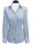 Blouse, light blue / white striped Satin