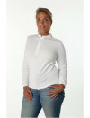 Round collar long white/ goes out of Stock