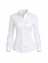Elegant tuxedo blouse with refined pintuck front whit New