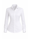 Bluse mit verdeckter Knopfleiste,weiss Neu