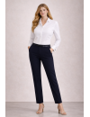 Bluse mit verdeckter Knopfleiste,weiss Neu