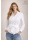 Bluse mit verdeckter Knopfleiste,weiss Neu