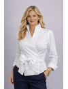 Wickelbluse,weiss Neu