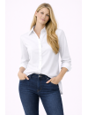 Lockerer Boyfriend-Schnitt Weiss Extralang Neu