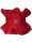 Buttonable ruffle, Carmine red uni/goes out of the assortment