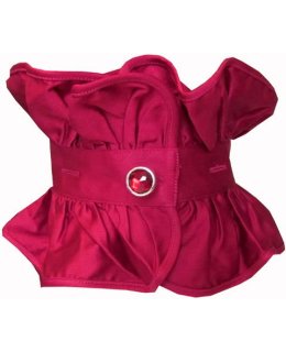 Buttonable Ruffle, Hot Pink Uni