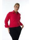 Blouse, Carmine red uni/goes out of the assortment