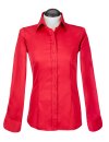 Blouse, Carmine red uni / goes from the assortment