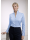 Stand-up collar blouse, light blue UK:18L USA:16L (L=extra long)