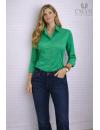 Bluse, grün uni extralang