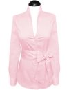 Stand-up collar blouse, pink/goes out of the assortment