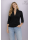 Stand-up collar -shirt, black