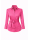 Fuchsiafarbene Damenbluse mit klassischem Blusenkragen