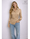 Blouse, gold uni