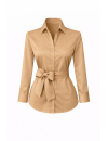 Blouse, gold uni