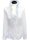 Ruffle blouse with piping, white / light blue