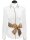 Contrast blouse Weiss Uni with gold  Piped