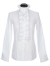 Twice ruffle blouse, white