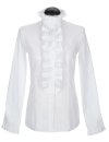 Twice ruffle blouse, white