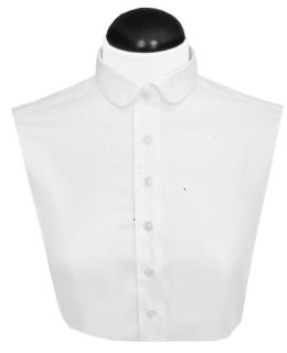 Blousen collar Bubi, white uni/goes out of the assortment