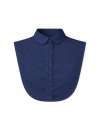 Blousen collar Bubi, marine uni/goes out of the assortment