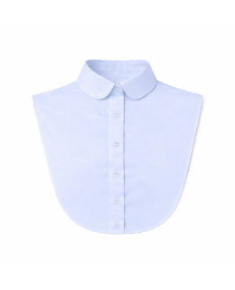 Blousen collar Bubi, light blue uni/goes out of the assortment
