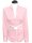 Stand-up collar blouse piped, pink / white