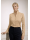 Stand-up collar blouse, gold