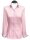 Contrast blouse, pink uni with light blue