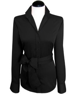 Blouse, Black Uni Extralang/goes out of the assortment