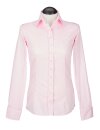 Bluse, rosa uni extralang