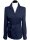 Extralange Damenbluse in Marine