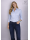 Blouse, Light Blue Uni Extralang