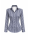 Blouse, marine / white striped satin / goes out of the assortment