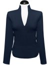 Stand Collar Shirt, Navy / goes out of the assortment