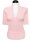 Short Sleeve Stand Collar Shirt, Pink/goes out of the assortment