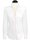 Stand-up collar blouse Piped, white / pink