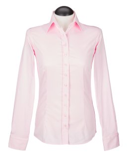 Blouse, pink uni / goes out of the assortment