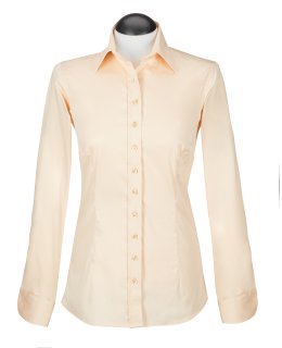 Blouse, champagne uni / goes from the assortment