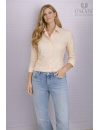 Bluse, champagner uni/ geht aus dem Sortiment