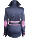 Patching blouse: Marine uni with pink / white Bossa