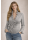 Rüschen-Wickelbluse, smokey/Geht aus dem Sortiment