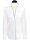 Stand-up collar blouse Piped, white / light blue