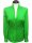 Stand-up collar blouse, green