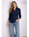 Blouse, marine uni