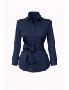 Blouse, marine uni