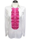 Buttonable ruffle, fuchsia uni/goes out of the assortment