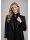 Königs collar blouse, black plain