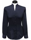 Respect collar blouse, marine uni