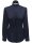Richterkragenbluse in Marine, uni